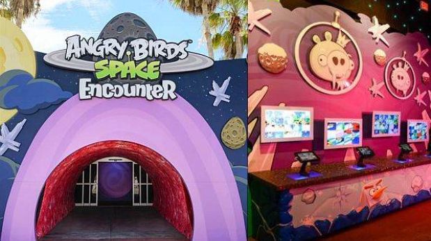 El Centro Espacial Kennedy acoge una atracción inspirada de Angry Birds