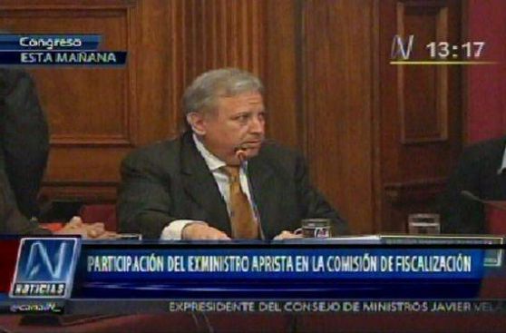 Ex ministro Hernán Garrido Lecca negó participación en contrato de FF.AA. con empresa israelí