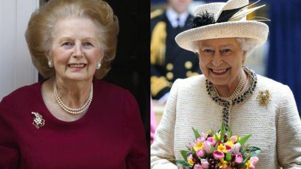 La muerte de Margaret Thatcher dejó apenada a la reina Isabel II