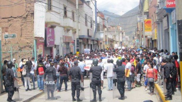 Huánuco quedó paralizada por huelga de transportistas