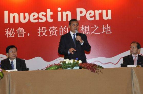 China: presidente Humala participó en roadshow "Invirtiendo en el Perú"
