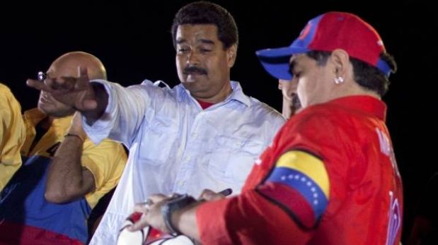 Maradona apadrinó cierre de campaña de Nicolás Maduro en Caracas
