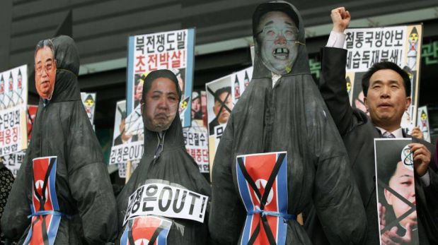 FOTOS: Protestas contra Kim Jong-un en Corea del Sur