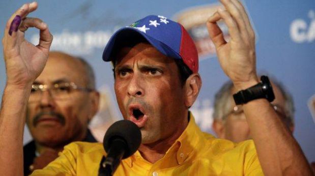 Capriles llama a protestas masivas si Maduro es proclamado presidente