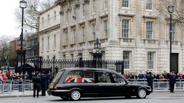 Margaret Thatcher recibe el último adiós en solemne ceremonia