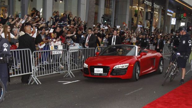 FOTOS: Gwyneth Paltrow lució un impactante vestido en la alfombra roja de "Iron Man 3"