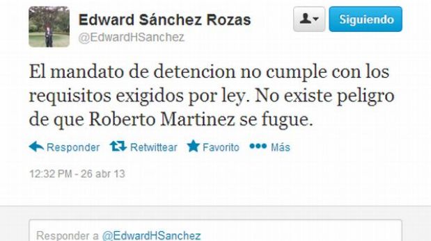 Detención de Roberto Martínez "no cumple con requisitos de ley", según su abogado