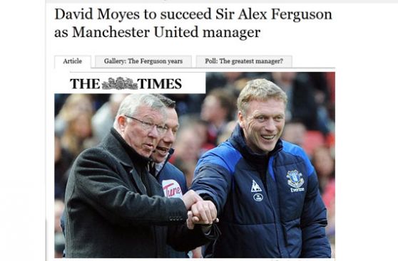 Alex Ferguson ya tendría sucesor: sería David Moyes del Everton