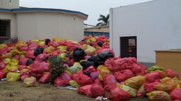 Lambayeque: pacientes están en riesgo por dos toneladas y medio de basura