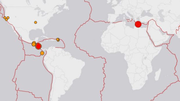 Terremotos de 6 grados se registraron en Grecia y Nicaragua