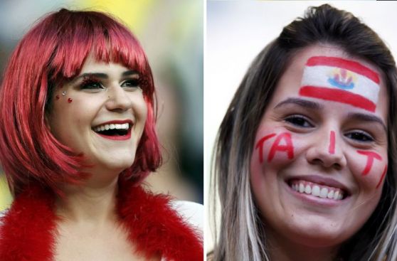 FOTOS: el festejo de Tahití, la selección que perdió 6-1 en su debut en la Copa Confederaciones