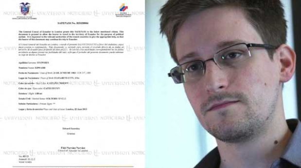 ¿Tiene Edward Snowden este documento ecuatoriano para salir de Rusia?