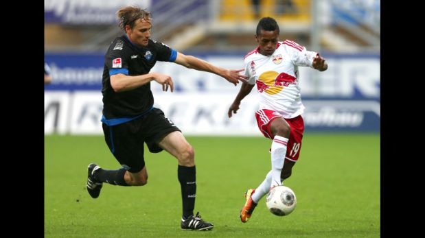 FOTOS: Yordy Reyna y su debut con gol incluido en el Red Bull Salzburg de Austria