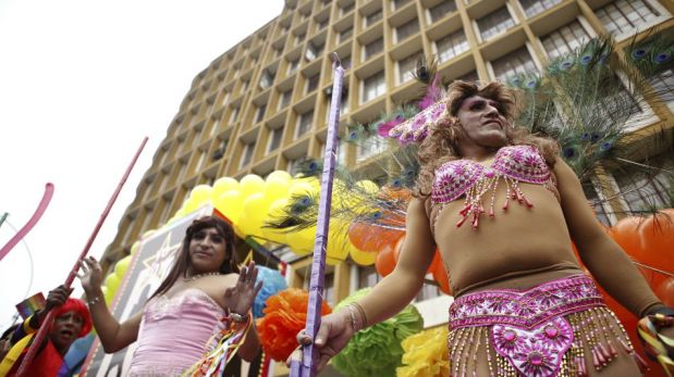FOTOS: así se vivió la Marcha del orgullo gay en Lima