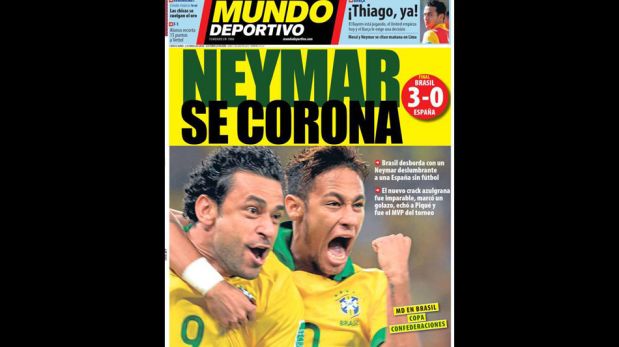 FOTOS: elogios para Neymar en la prensa mundial y para un Brasil que está "de regreso"