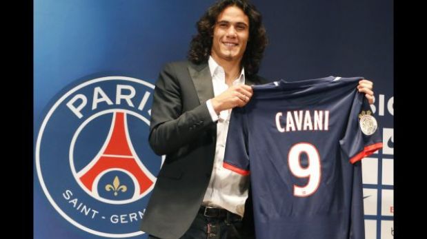 Cavani fue presentado en PSG: “Podemos ganar la Champions League”