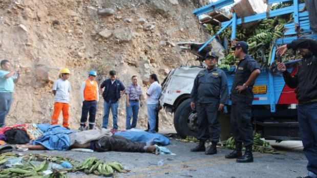 Jaén: muertos en choque de bus interprovincial y camión fueron identificados 