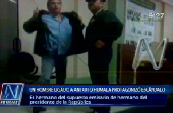 "Amigo" de Antauro Humala protagonizó escándalo en comisaria de Miraflores