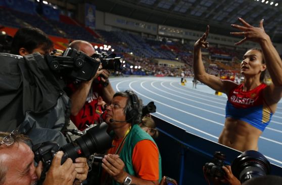 FOTOS: el talento y belleza de Yelena Isinbayeva, la reina de Moscú