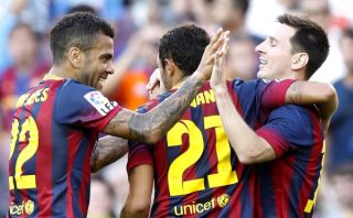 Barcelona aplastó 7-0 a Levante en el debut del 'Tata' Martino en la Liga