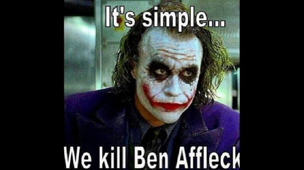 MEMES DEL DÍA: Ben Affleck y su papel de Batman son motivo de burlas en internet
