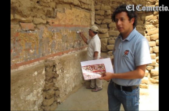 Trujillo: unas figuras de felinos adornaban templo moche