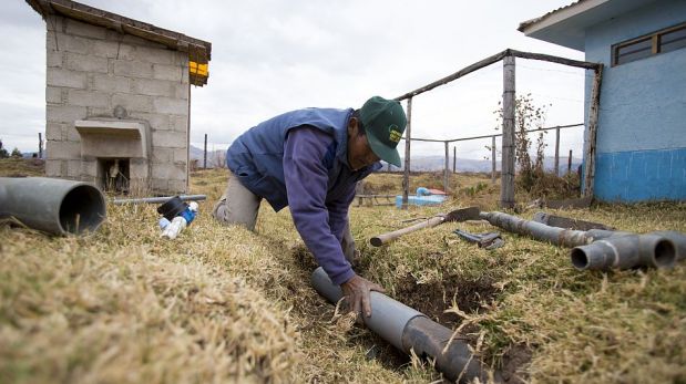FOTOS: el agua de las alturas ahora llega a más comunidades en Cusco