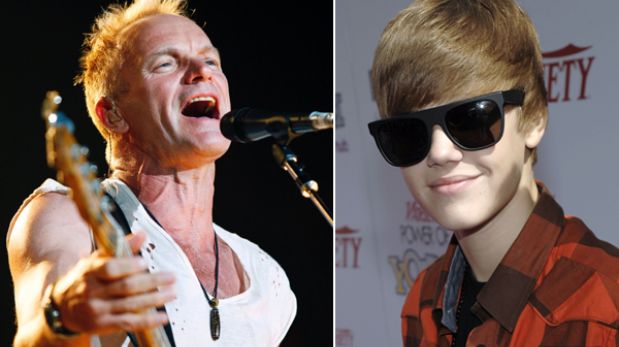 Sting está seguro de que carrera de Justin Bieber "está en caída libre"
