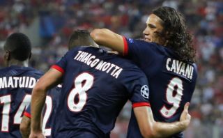 PSG venció 4-1 al Olympiacos: Ibrahimovic falló un penal y Cavani anotó