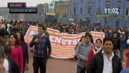 Trabajadores del Minsa radicalizarán huelga tras no lograr acuerdo con el gobierno