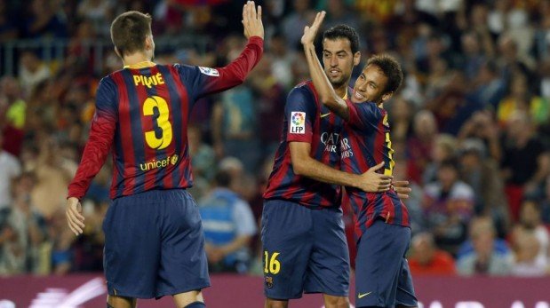 Neymar, su primer gol en la Liga y la goleada del Barcelona a la Real Sociedad [FOTOS]