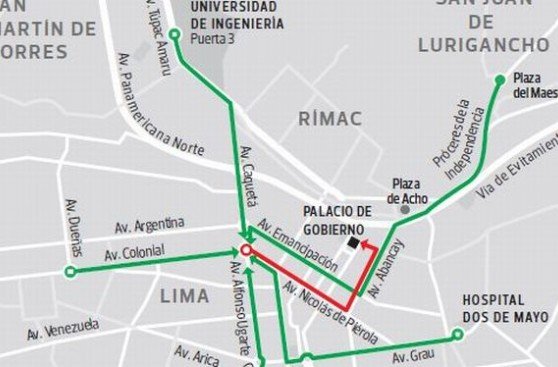 Toma precauciones: marcha de la CGTP restringirá el paso en calles del Cercado