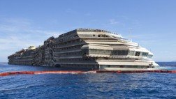Restos humanos fueron hallados cerca del Costa Concordia