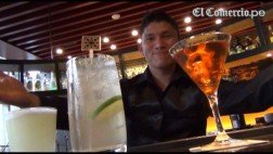 La preparación de los cocteles con pisco ganadores de Mistura 2013