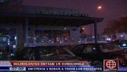 Delincuentes asaltaron local de Starbucks en Magdalena