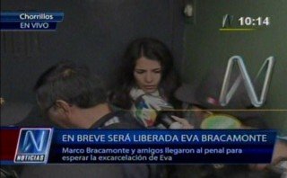 Eva Bracamonte abandonó el Penal de Mujeres de Chorrillos