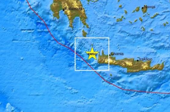 Sismo de 6,2 grados sacudió la isla griega de Creta