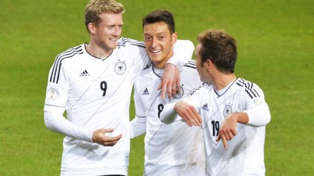 Alemania remontó 5-3 a Suecia con triplete de Schürrle