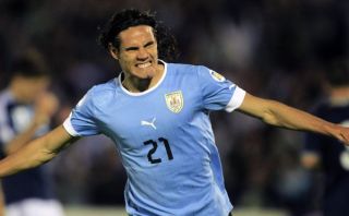 Uruguay confirmó a Edinson Cavani para jugar el repechaje ante Jordania