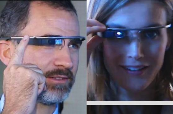 Los Príncipes de Asturias probaron los Google Glass