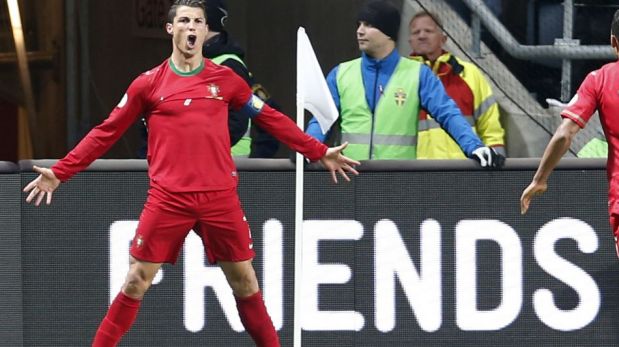 Cristiano Ronaldo tuvo una noche maravillosa y clasificó a Portugal a Brasil 2014 [FOTOS]