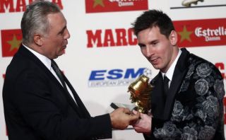 Lionel Messi es el primer futbolista en recibir tres Botas de Oro