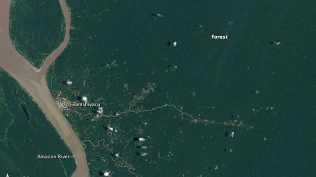 La NASA detecta la deforestación de mil hectáreas en Loreto [FOTOS]