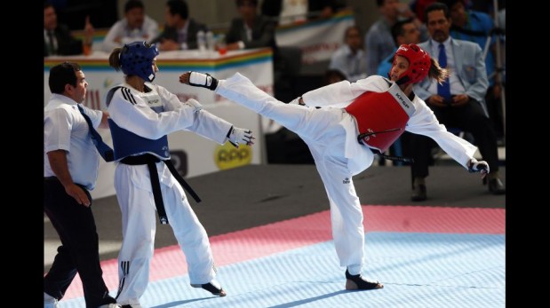 Así revalidó la taekwondista Julissa Diez Canseco su medalla de oro en los Bolivarianos [FOTOS]