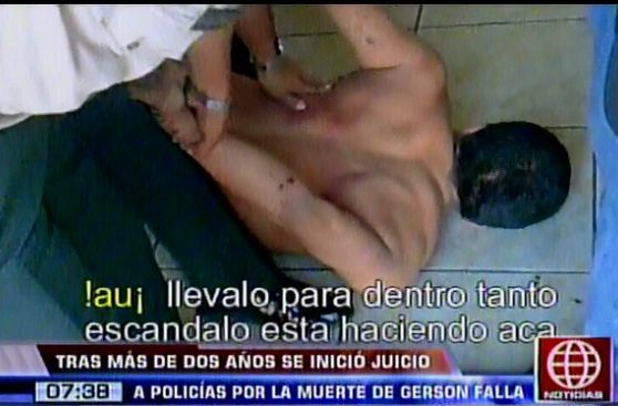 Implicados en la muerte de Gerson Falla culpan a terceros de brutal golpiza