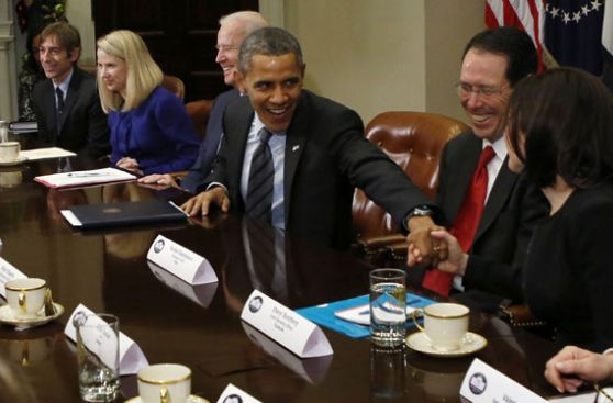 Apple, Twitter, Facebook, Yahoo, Microsoft y Google le piden a Obama que detenga el espionaje