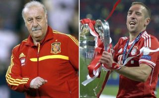 Vicente del Bosque votó por Franck Ribéry para el Balón de Oro