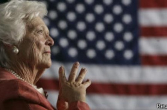 Madre de George W. Bush recibe el alta hospitalaria