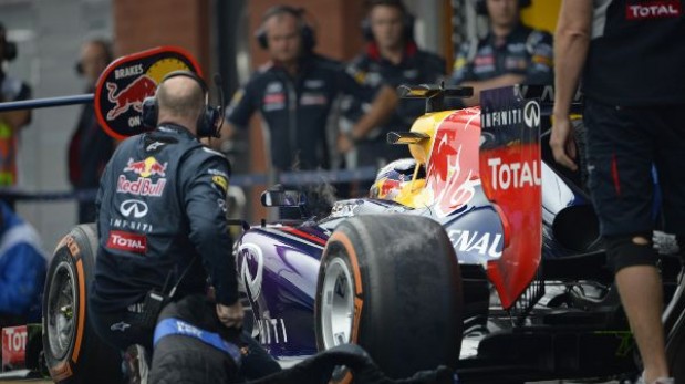 Los Red Bull se imponen en el primer día de prácticas en Spa