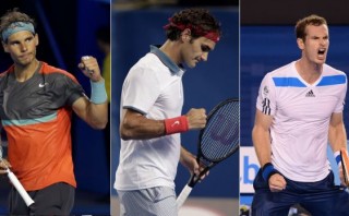 Nadal, Federer y Murray avanzan en el Abierto de Australia